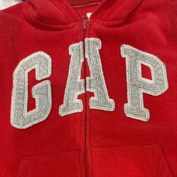 GAP Kids Vibrant Red Zip-Up Hoodie - Picture 2 of 7